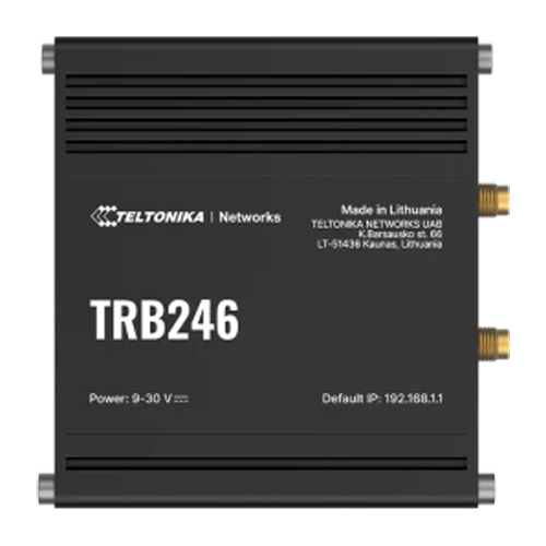 TRB246 - Teltonika 4G LTE Cat4 Dual-SIM Ethernet RS232 RS485 GNSS Industrial IoT Gateway