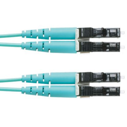 Panduit FZ2ELLNLNSNM050 fiber optic cable 600" (15.2 m) LC OM4 Aqua color