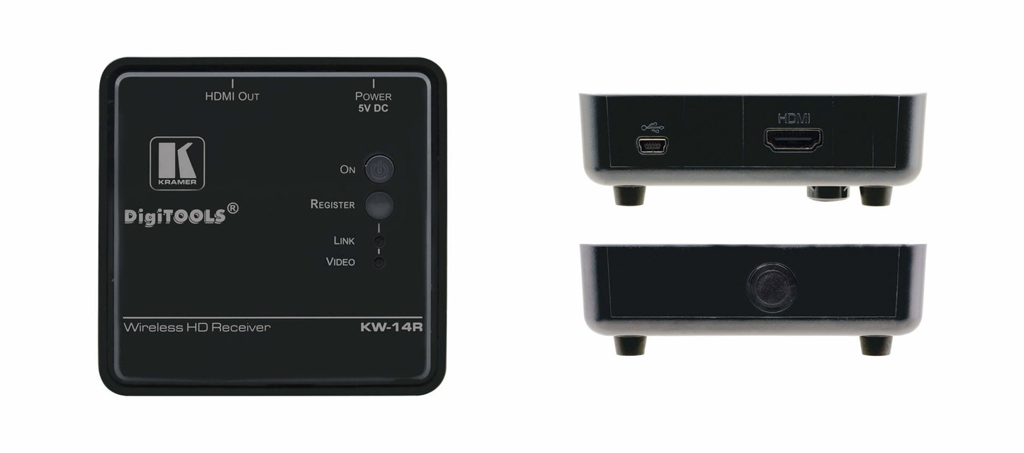 Kramer Electronics THE KW-14T AND KW-14R ARE A HIGH-DEFINITION, WIRELESS, HDMI TRANSMITTER/RECEIVER