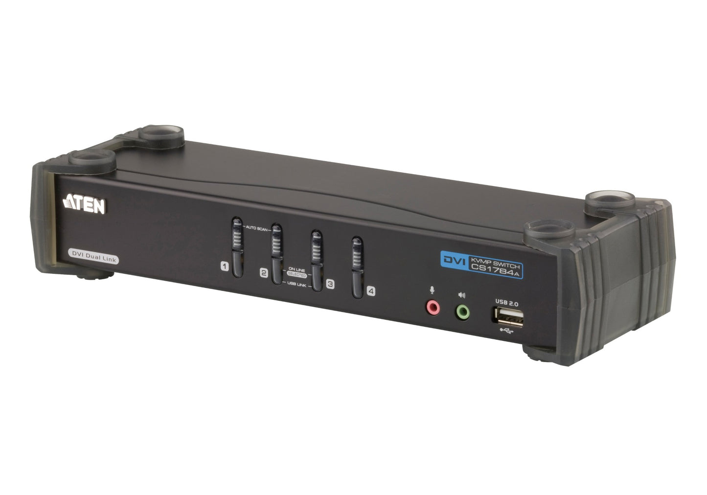CS1784A - ATEN 4-PORT USB DVI DUAL LINK KVMP SWITCH