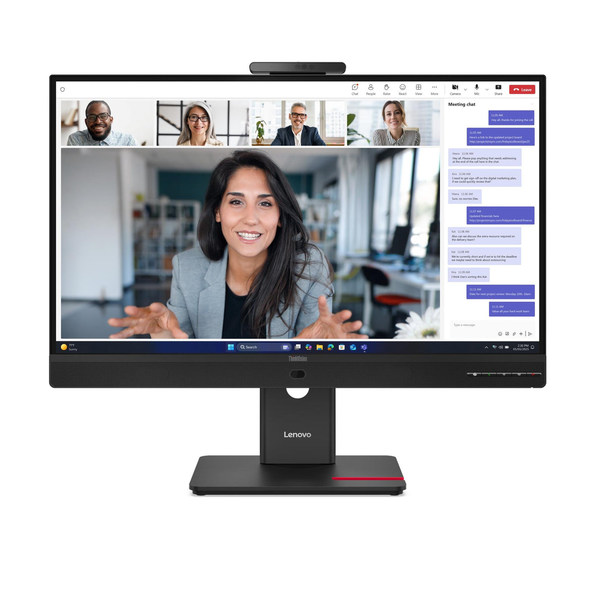 64B8UAT1EU - Lenovo ThinkVision T27 68.6 cm/27'' Flat-Screen Monitor LCD