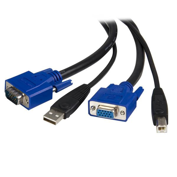 SVUSB2N1_6 - StarTech.com CONNECT VGA AND USB-EQUIPPED COMPUTERS TO A KVM SWITCH USING A SINGLE CABLE - 6F