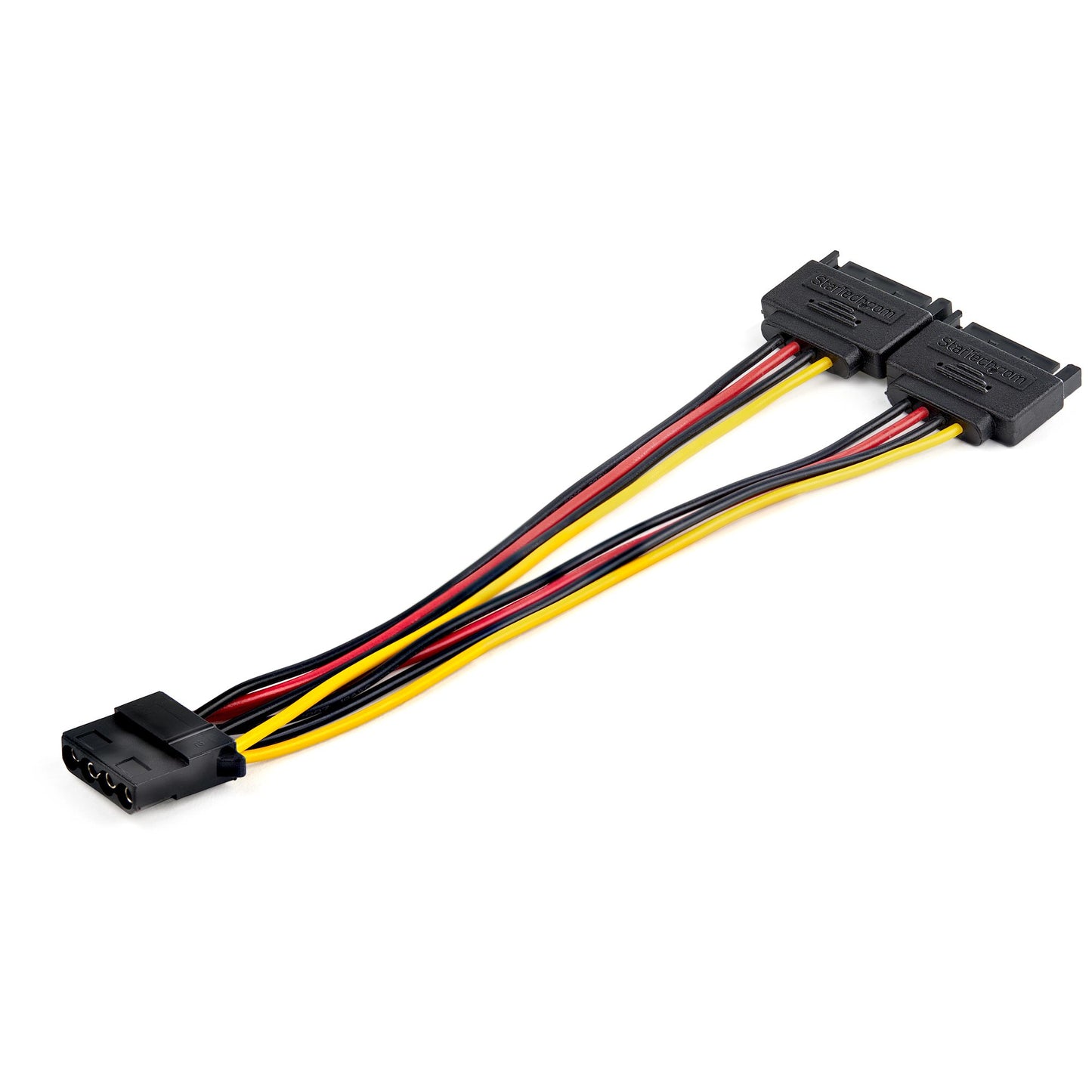 DSATPMOLP4 - StarTech.com DUAL SATA TO LP4 POWER SUPPLY (ATX) ADAPTER CABLE COMBINES 2 SATA CONNECTIONS IN