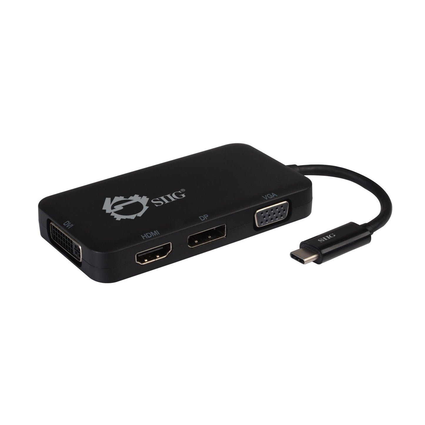 CB-TC0611-S1 - Siig EASILY ADD A DISPLAYPORT HDMI DVI OR VGA DISPLAY TO A THUNDERBOLT 3 OR DISPLAY