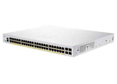 Cisco CBS350-48P-4X-NA network switch Managed L2/L3 Gigabit Ethernet (10/100/1000) Power over Ethernet (PoE) Silver