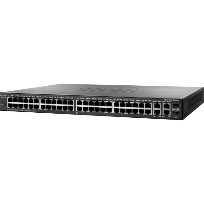 Cisco SF300-48, Refurbished Managed L3 Black
