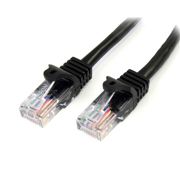 45PATCH100BK - StarTech.com MAKE FAST ETHERNET NETWORK CONNECTIONS USING THIS HIGH QUALITY CAT5E CABLE, WITH
