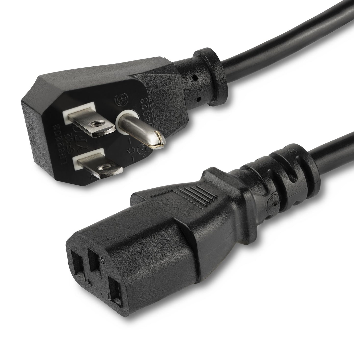 PXTF10110 - StarTech.com 10FT (3M) 18AWG FLEXIBLE COMPUTER POWER CORD W/ FLAT NEMA 5-15P AND IEC 60320 C1