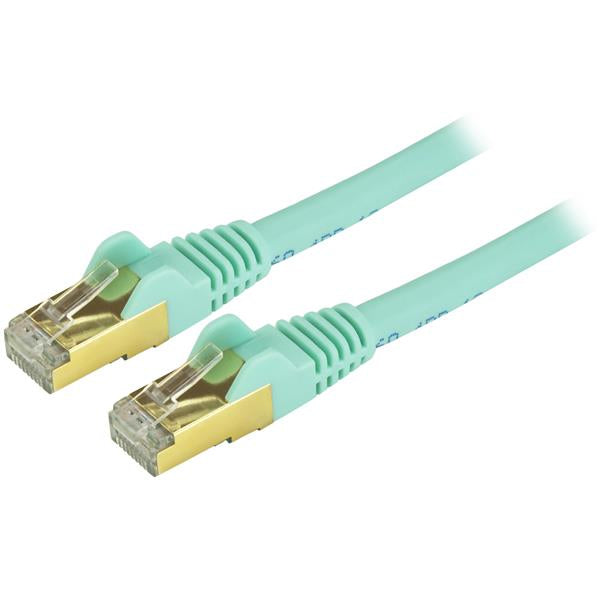 C6ASPAT6INAQ - StarTech.com CAT6A ETHERNET CABLE DELIVERS 10 GIGABIT CONNECTION FREE OF NOISE & EMI/RFI INTE