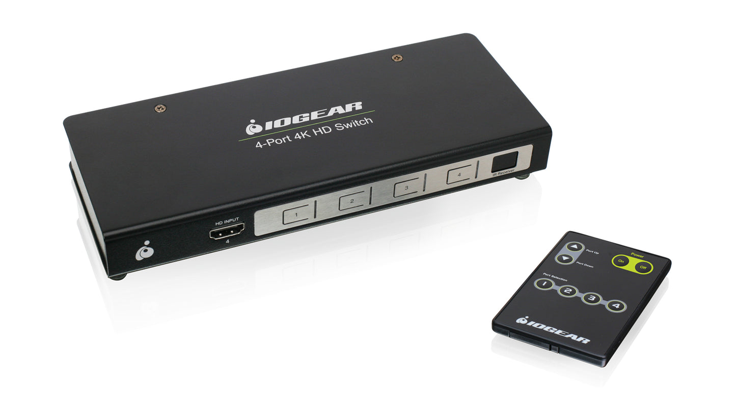 GHSW8441 - iogear 4-PORT HDMI SWITCHER W/4K 60HZ