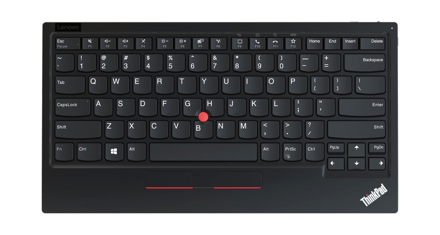 Lenovo ThinkPad Trackpoint II keyboard RF Wireless + Bluetooth AZERTY French Black