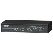 KVM SWITCH FOR PS/2 AND USB SERVERS AND PS/2 CONSOLES - 4-PORT, GSA, TAA