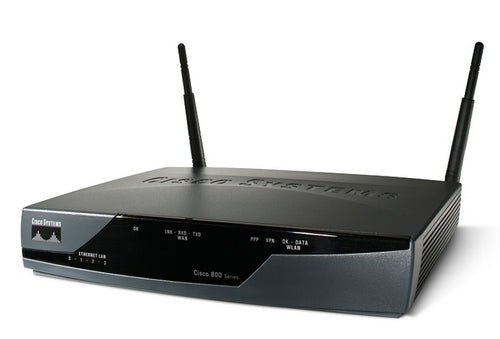 Cisco 876, Refurbished wireless router Fast Ethernet 4G Black