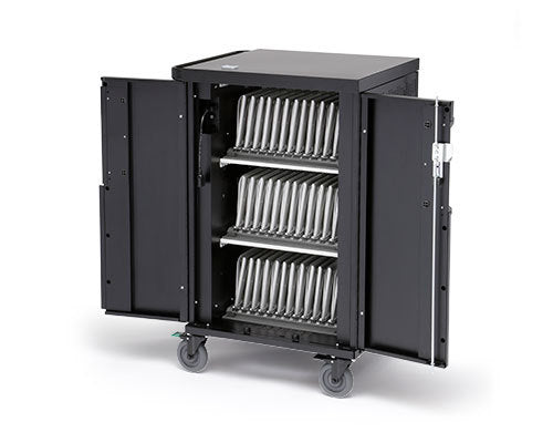 TCOREX36 - Bretford 3 SHELVES STORE AND CHARGE UP TO 36 DEVICES AC CHARGINE