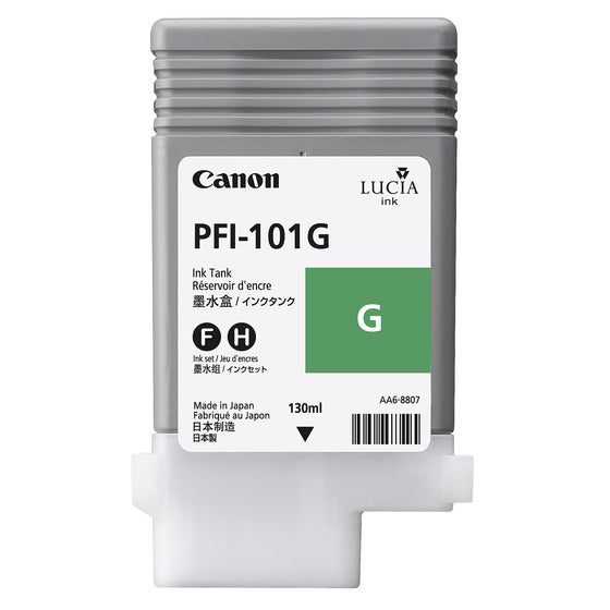 0890B001AA - Canon CANON PFI-101G - GREEN INK TANK 130ML