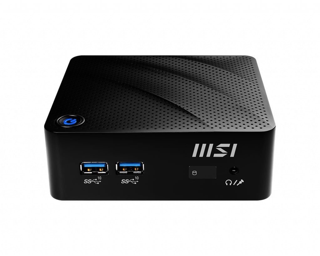 MSI Cubi JSL-006US N4500 mini PC Intel® Celeron® 4 GB DDR4-SDRAM 128 GB SSD Windows 10 Pro Black