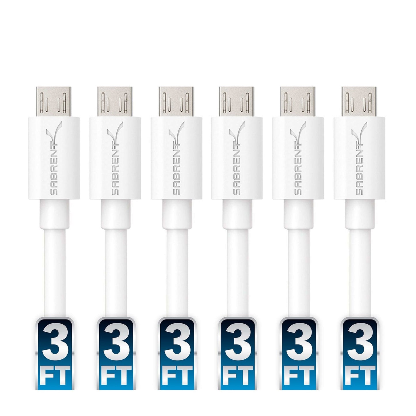 CB-M63W-PK50 - Sabrent 50PK 3FT CB-M63W USB 2.0 TO