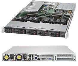 SUPER SERVER-INTEL, X10DRU-I+, 119UE1C-R751-T, AOC-URN2-I4GXS, COMPLETE SYSTEM O