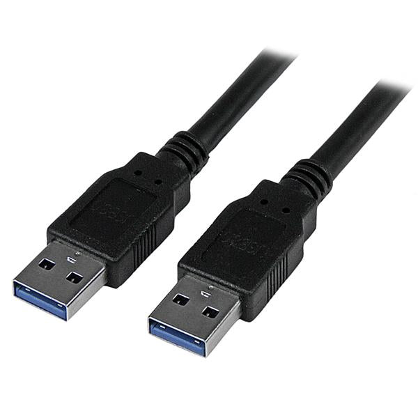 USB3SAA6BK - StarTech.com 6FT BLACK SUPERSPEED USB 3.0 CABLE A/A - STARTECH.COMFEETS 6FT BLACK USB 3.0 CAB