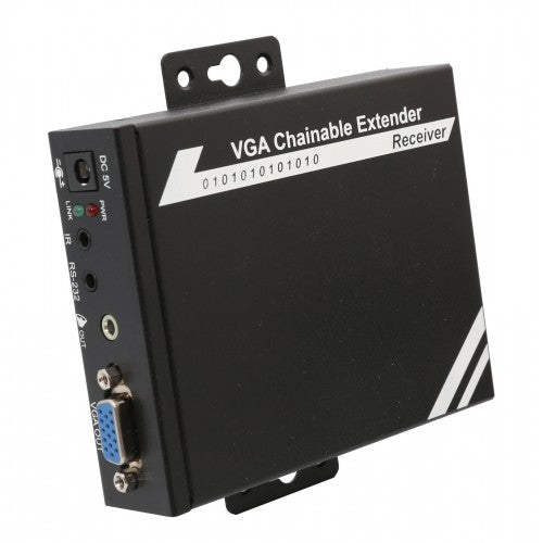 SY-EXT32017 - SYBA VGA-AUDIO CHAINABLE-SPLITTER EXTENDER OVER CAT.5E/6-IP UP TO 100-METER, RESOLUTI