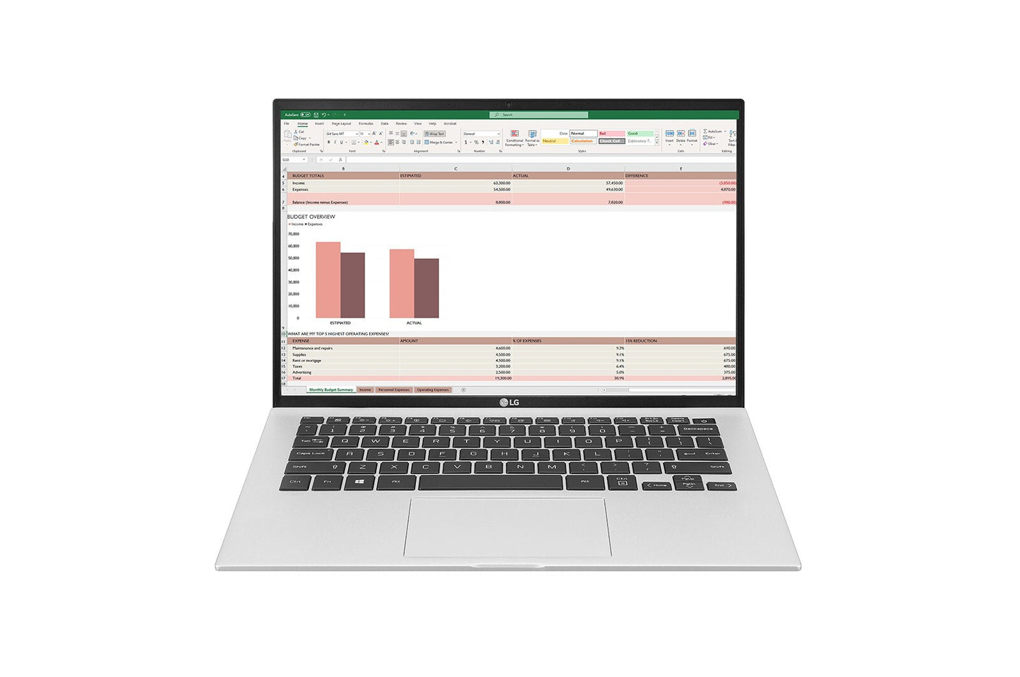 LG 14ZT90P-G.AX33U1 notebook i3-1115G4 14" WUXGA Intel® Core™ i3 8 GB LPDDR4x-SDRAM 256 GB SSD Wi-Fi 6 (802.11ax) White