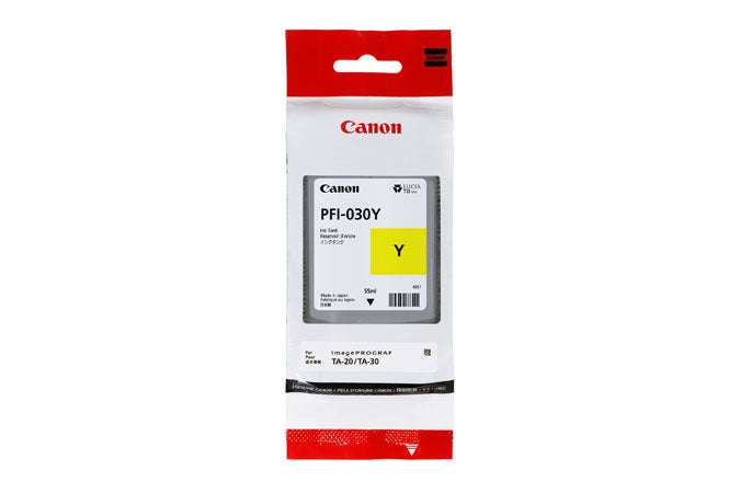 3492C001 - Canon CANON PFI-030 SD YELLOW INK FOR IMAGEPROGRAF TA-30