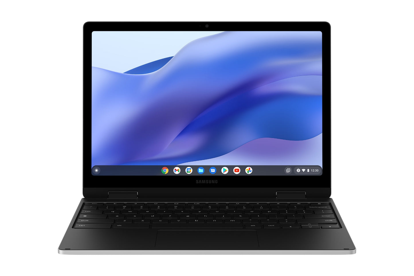 Samsung Galaxy Chromebook 2 360 N4500 Hybrid (2-in-1) 12.4" Touchscreen WQXGA Intel® Celeron® 4 GB LPDDR4x-SDRAM 64 GB eMMC Wi-Fi 6 (802.11ax) ChromeOS Silver