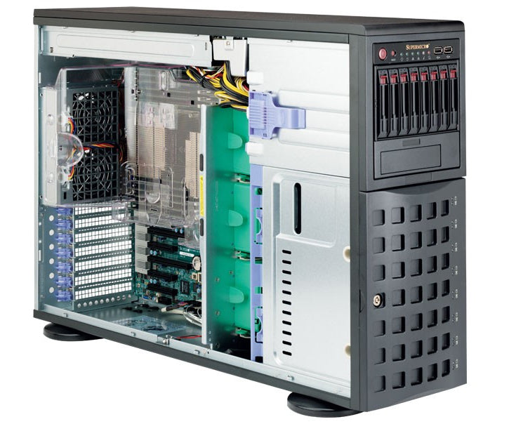 SUPER SERVER-INTEL, (EOL)X10DRH-C, CSE-745TQ-R920B, CSE-M28SACB-OEM, BLACK