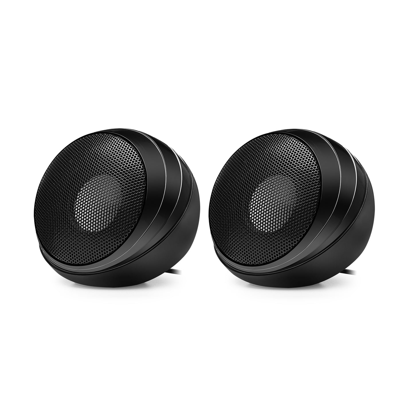 XTREAMS4 - Adesso 5W X 2 HI FI STEREO PORTABLE USB SPEAKERS ALL METAL BODY BUILT-IN STERE