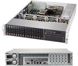 Supermicro SYS-2029P-C1R server barebone Intel® C621 LGA 3647 (Socket P) Rack (2U) Black
