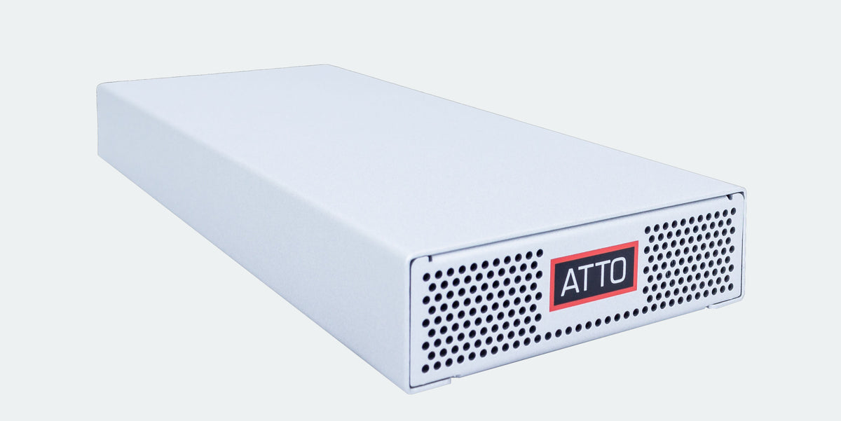 XCET-8100-TSE - Atto 8100T Dual-Port 10Gb Ethernet to Single-Port 12Gb SAS Intelligent Bridge