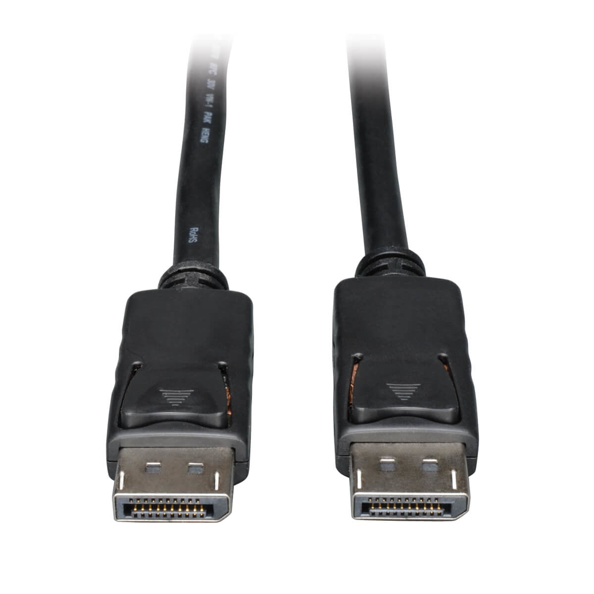 P580-001 - Tripp Lite 1FT DISPLAYPORT CABLE WITH LATCHES VIDEO / AUDIO DP 4K X 2K M/M 1FT