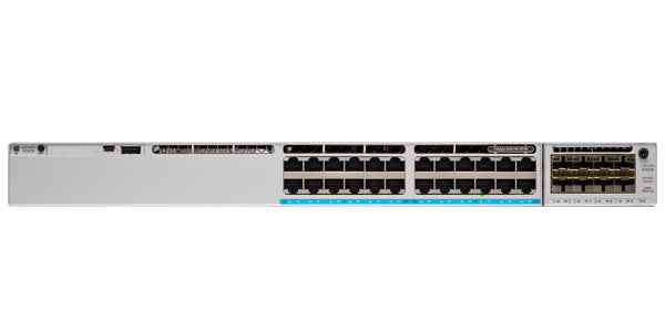 Cisco C9300-24H-A network switch Managed L2/L3 Gigabit Ethernet (10/100/1000) Power over Ethernet (PoE) 1U Gray