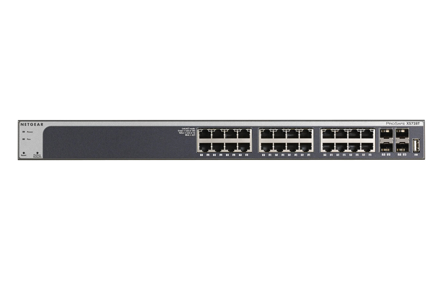 XS728T-100NES - Netgear PROSAFE XS728T 28-PORT 10-GIGABIT ETHERNET SMART MANAGED SWITCH