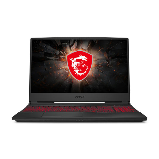MSI Gaming GL65 10SDK-222 Leopard i5-10300H Notebook 15.6" Full HD Intel® Core™ i5 8 GB DDR4-SDRAM 256 GB SSD NVIDIA® GeForce® GTX 1660 Ti Wi-Fi 6 (802.11ax) Windows 10 Pro Black