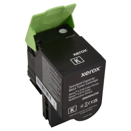 006R04356 - Xerox GENUINE XEROX BLACK STANDARD CAPACITY TONER CARTRIDGE, XEROX C310 COLOR PRINTER,