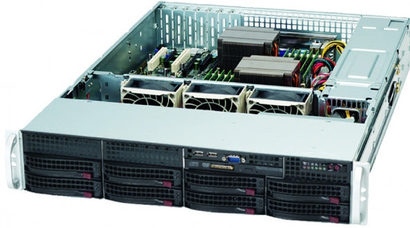 Supermicro SC825TQ-R720LPB Rack Black, Silver 720 W