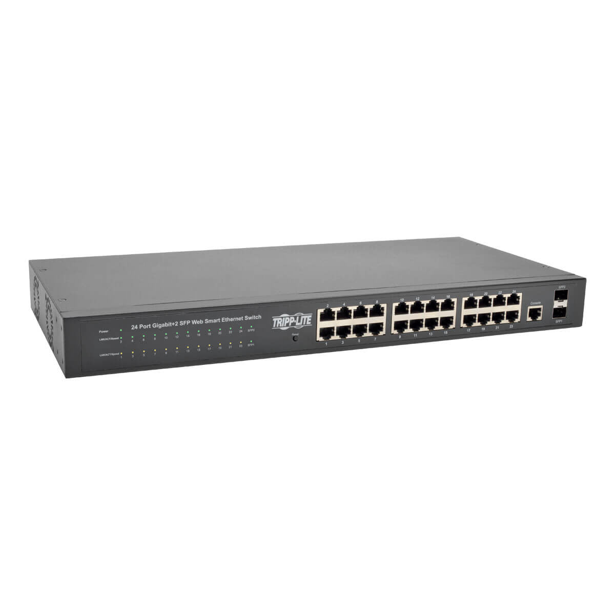 Tripp Lite NGS24C2 network switch Managed L2 Gigabit Ethernet (10/100/1000) 1U Black