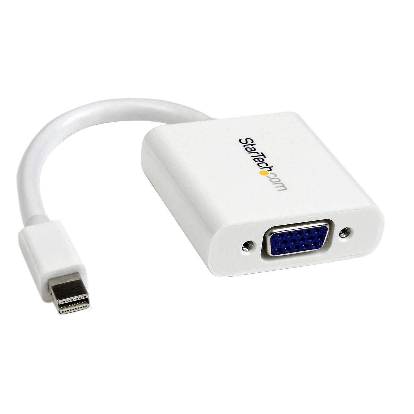 MDP2VGAW - StarTech.com ACTIVE MINI DISPLAYPORT TO VGA ADAPTER DONGLE SUPPORTS 1080P 60HZ VIDEO; MDP 1.2