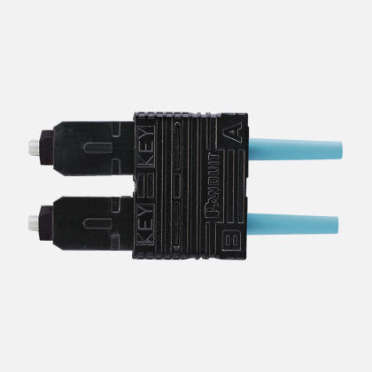 Panduit FX23RSNSNSNM003 fiber optic cable 118.1" (3 m) SC OM3 Turquoise