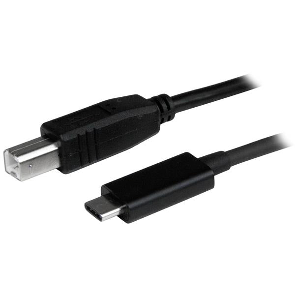 USB2CB1M - StarTech.com CONNECT USB 2.0 USB-B DEVICES TO YOUR USB-C HOST - 3 FT USB 2.0 USB C TO USB B C