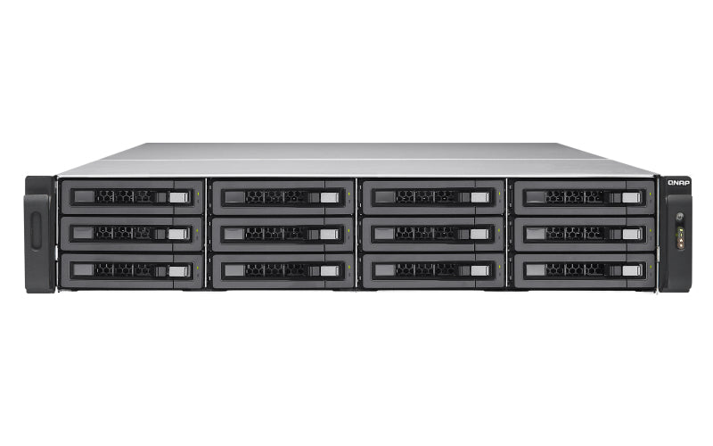 QNAP TES-1885U NAS Rack (2U) Ethernet LAN Aluminum, Black D-1521