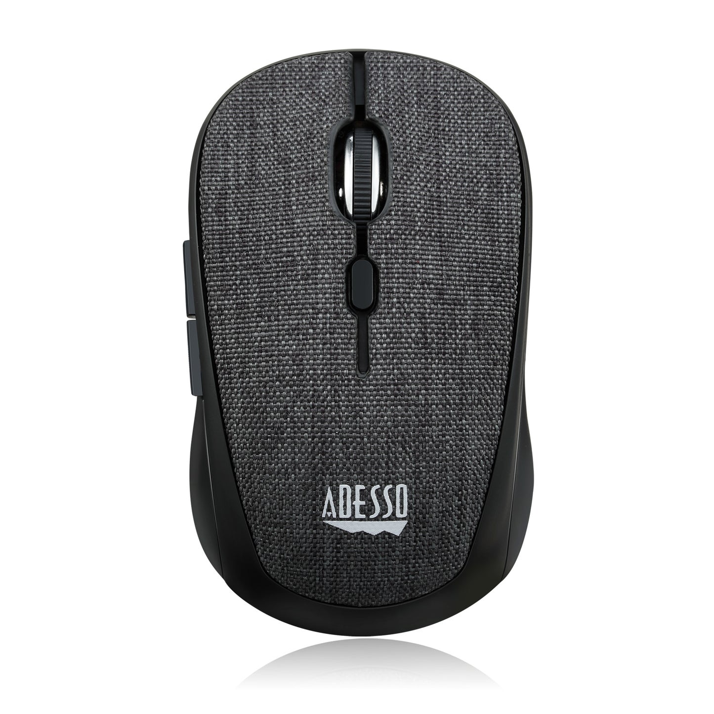 IMOUSES80B - Adesso 2.4GHZ WIRELESS BLACK FABRIC MINI OPTICAL MOUSE 5-BUTTON FABRIC SUR