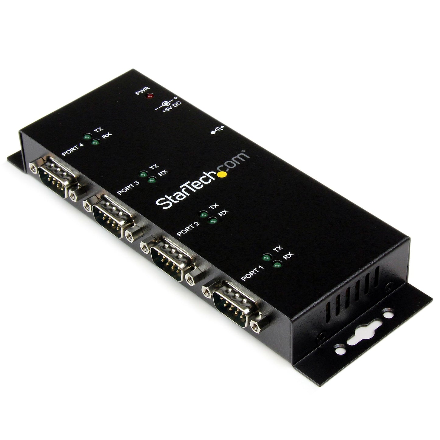 ADD 4 DIN RAIL-MOUNTABLE RS232 SERIAL PORTS TO ANY SYSTEM THROUGH USB - 4 PORT U