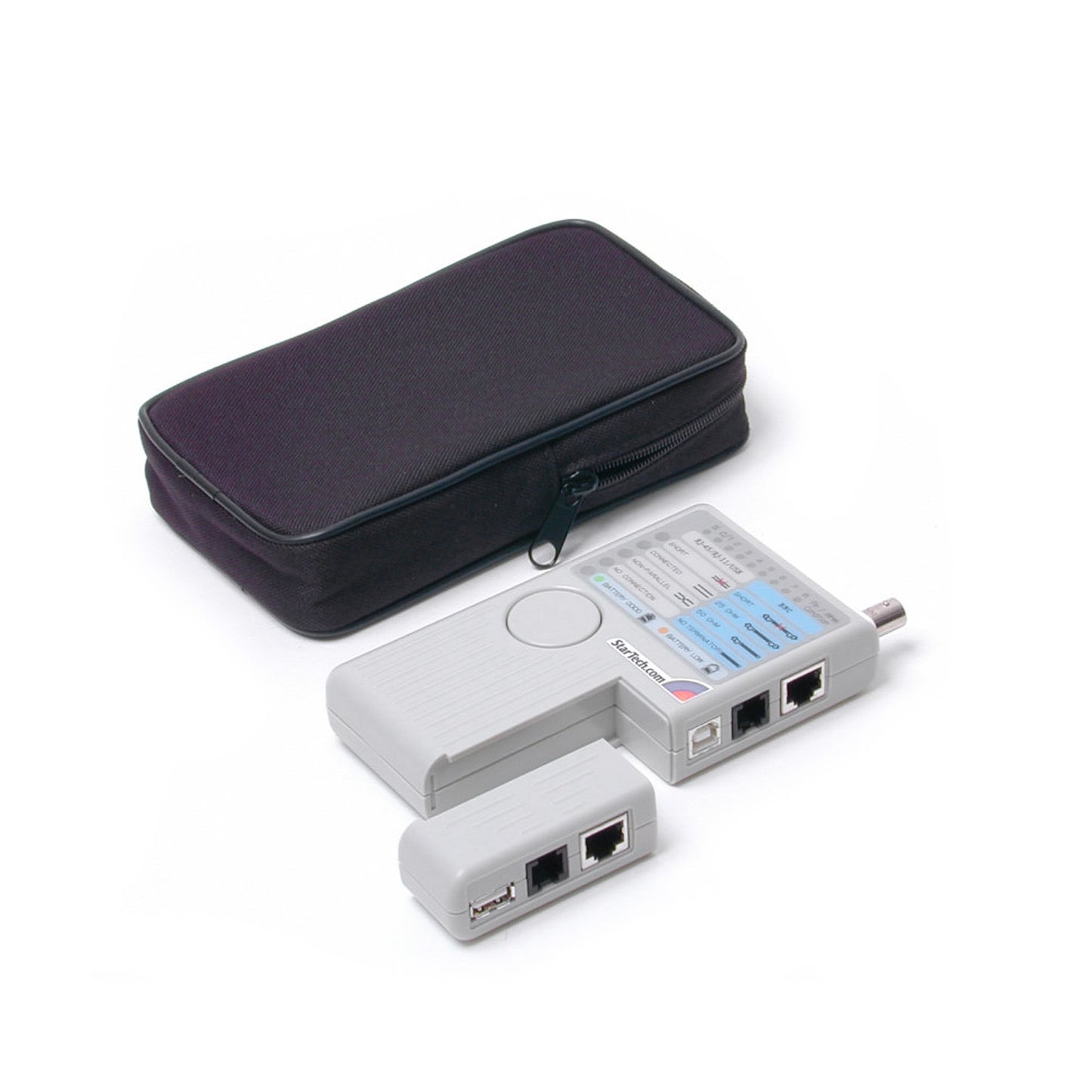 PROFESSIONAL MULTI FUNCTION RJ45 RJ11 USB AND BNC CABLE TESTER