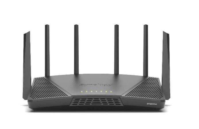 Synology RT6600ax Router WiFi6 1xWAN 3xGbE 1x2.5Gb wireless router Tri-band (2.4 GHz / 5 GHz / 5 GHz) 4G Black