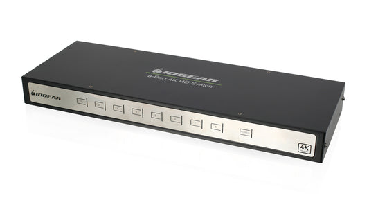 GHSW8481 - iogear TRUE 4K 8-PORT SWITCHER WITH HDMI CONN.