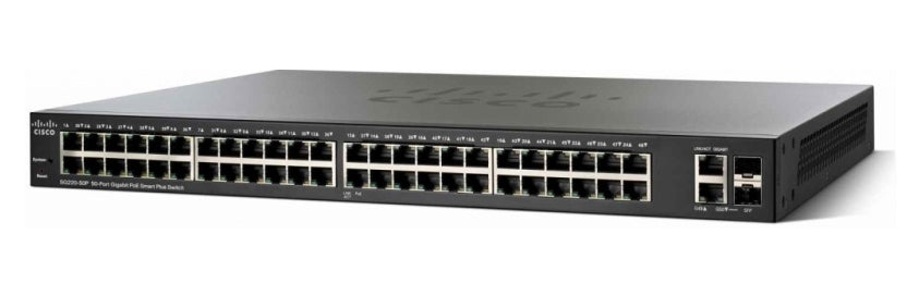 Cisco SG220-50 Managed L2 Gigabit Ethernet (10/100/1000) 1U Black
