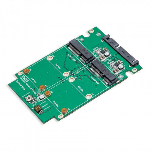 SY-ADA40090 - SYBA DUAL MSATA SSD TO SATA III RAID ENCLOSUR