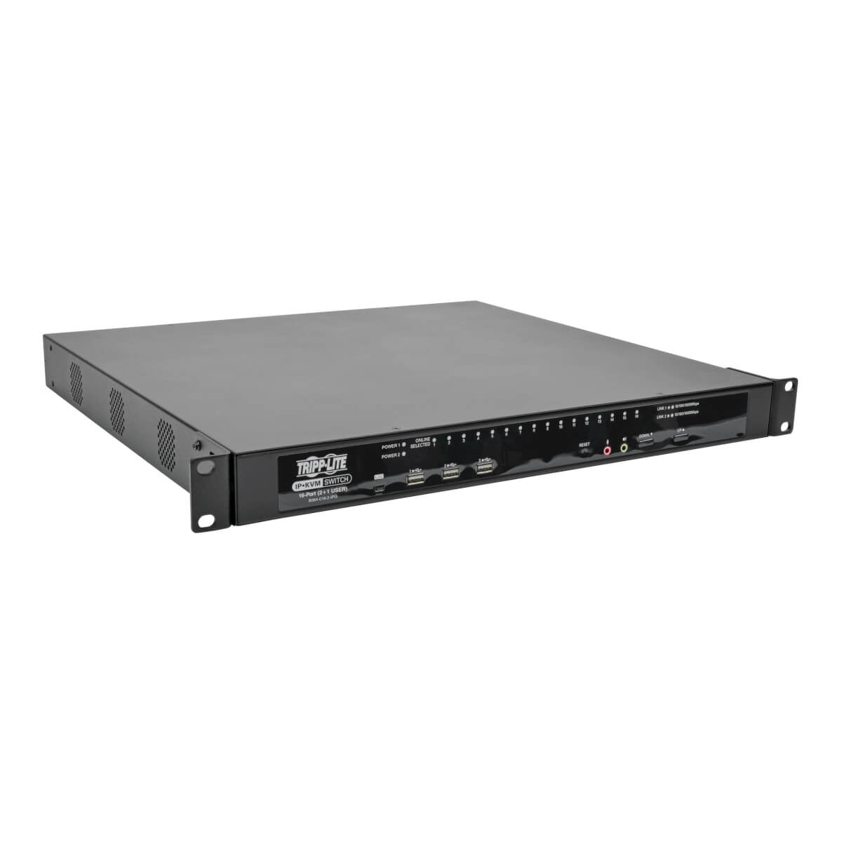 16-PORT KVM SWITCH CAT5 OVER IP 1 LOCAL 2 REMOTE USER 1U TAA GSA